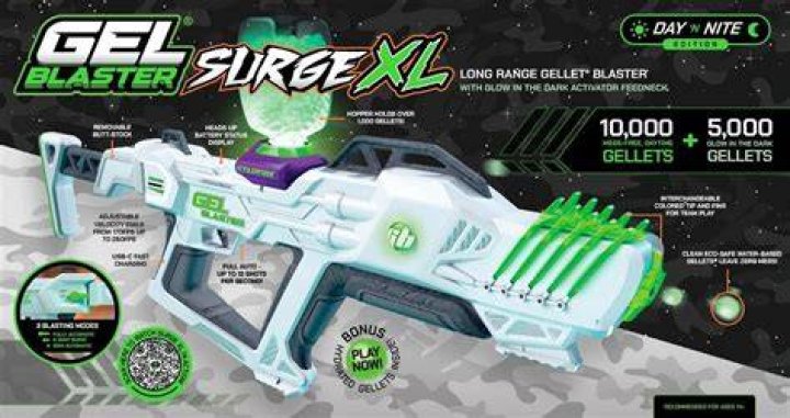 Gel blaster surge gun