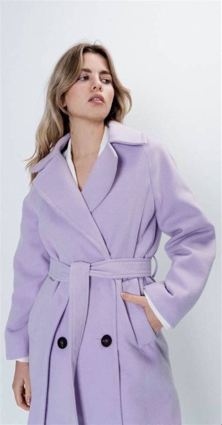 lilac coat model