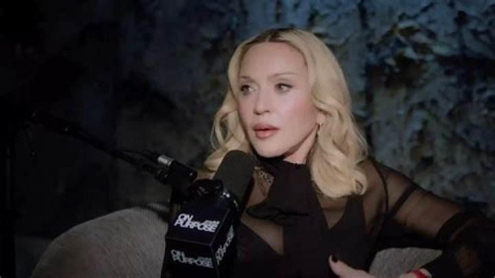 Madonna sits for an interview on "The Tonight Show Starring Jimmy Fallon."