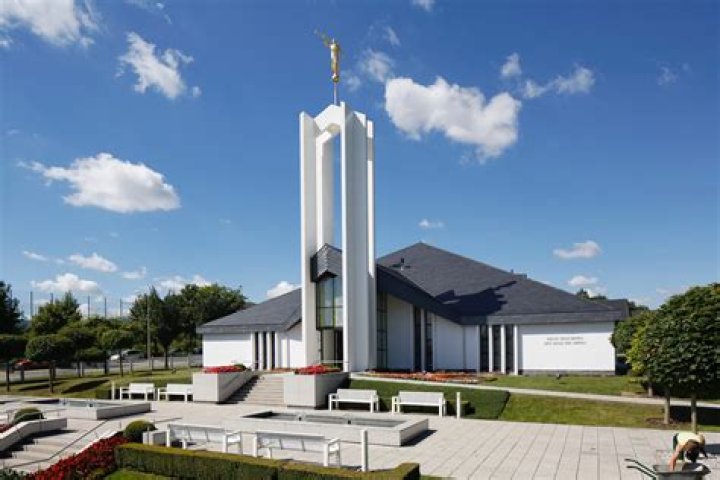 The temple in Freiberg, Germany, undergoing changes that nearly doubled its present size.